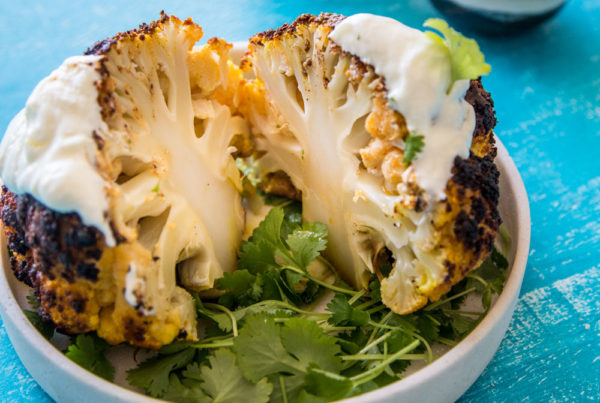 Whole roasted cauliflower Bondi Harvest Guy Turland