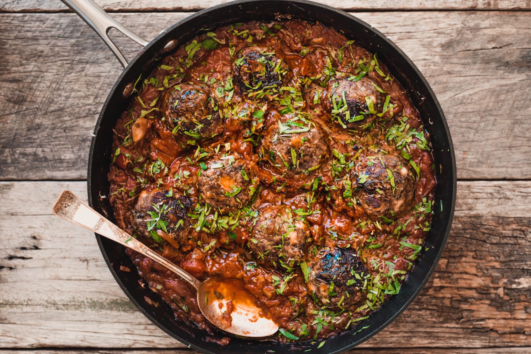 Lamb and Haloumi Meatballs In Tomato Sauce | Bondi Harvest TV Show