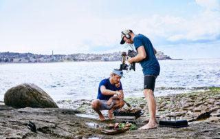 Summer Cooking filming